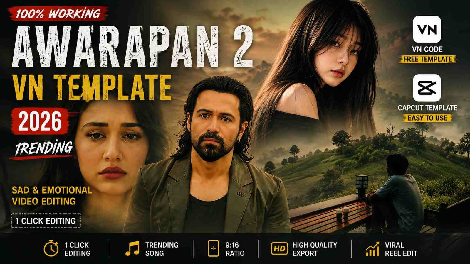 Awarapan 2 VN & CapCut Template 2026 100% Working