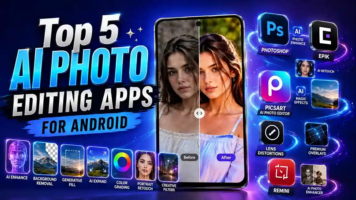 Top 5 AI Photo Editing Apps for Android Your Photos Look Professional