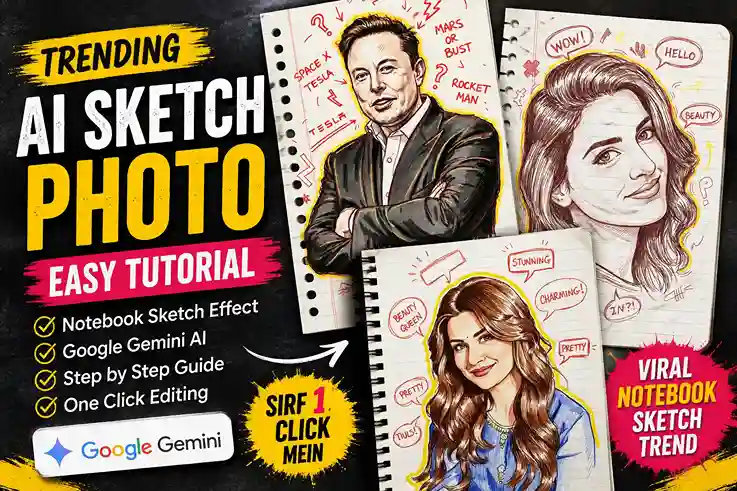Turn Your Photo Into a Hand-Drawn Doodle Illustration with Google Gemini