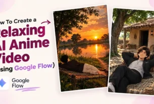 How To Create a Relaxing AI Anime Video (Using Google Flow) 