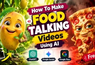 How to Make Viral FOOD Talking Videos Using AI
