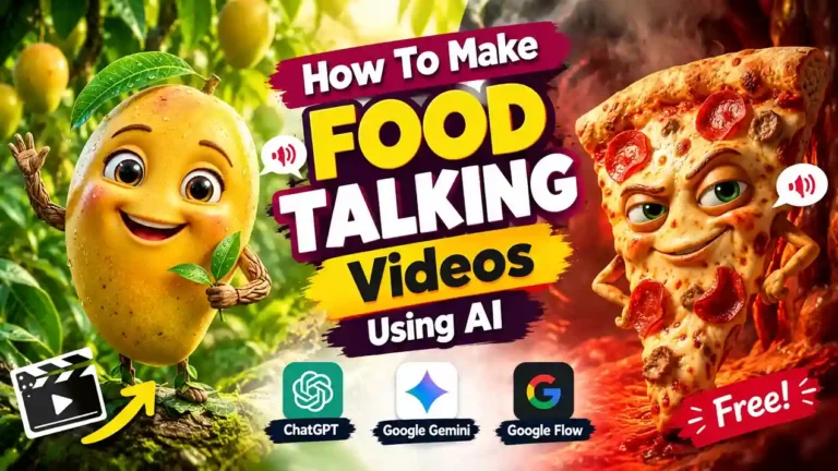 How to Make Viral FOOD Talking Videos Using AI